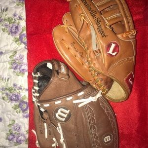 Baseball gloves